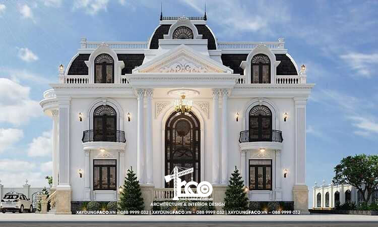 Mẫu biệt thự phong cách tân cổ điển 2