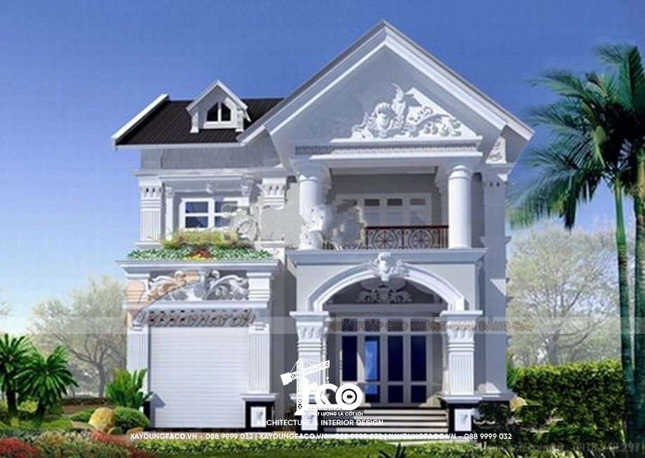 Nhà Biệt Thự 2 Tầng Hiện Đại Nhà Biệt Thự 2 Tầng Hiện Đại