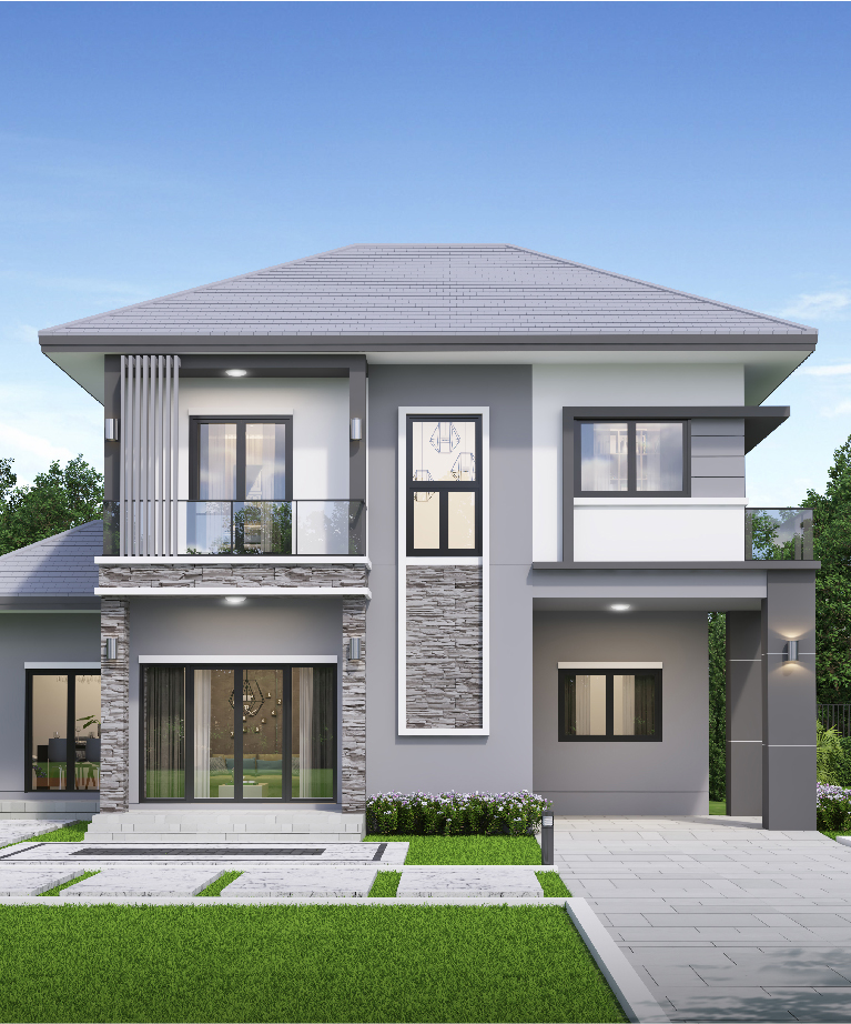 Nhà Mái Thái Với Chi Phí Thi Công Thấp