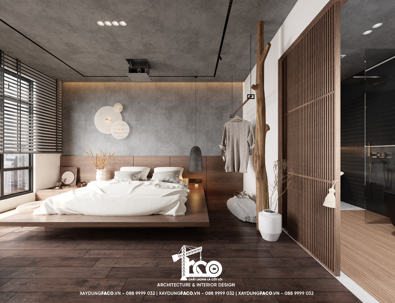 thiết kế nội thất căn hộ phong cách Zen Nhật