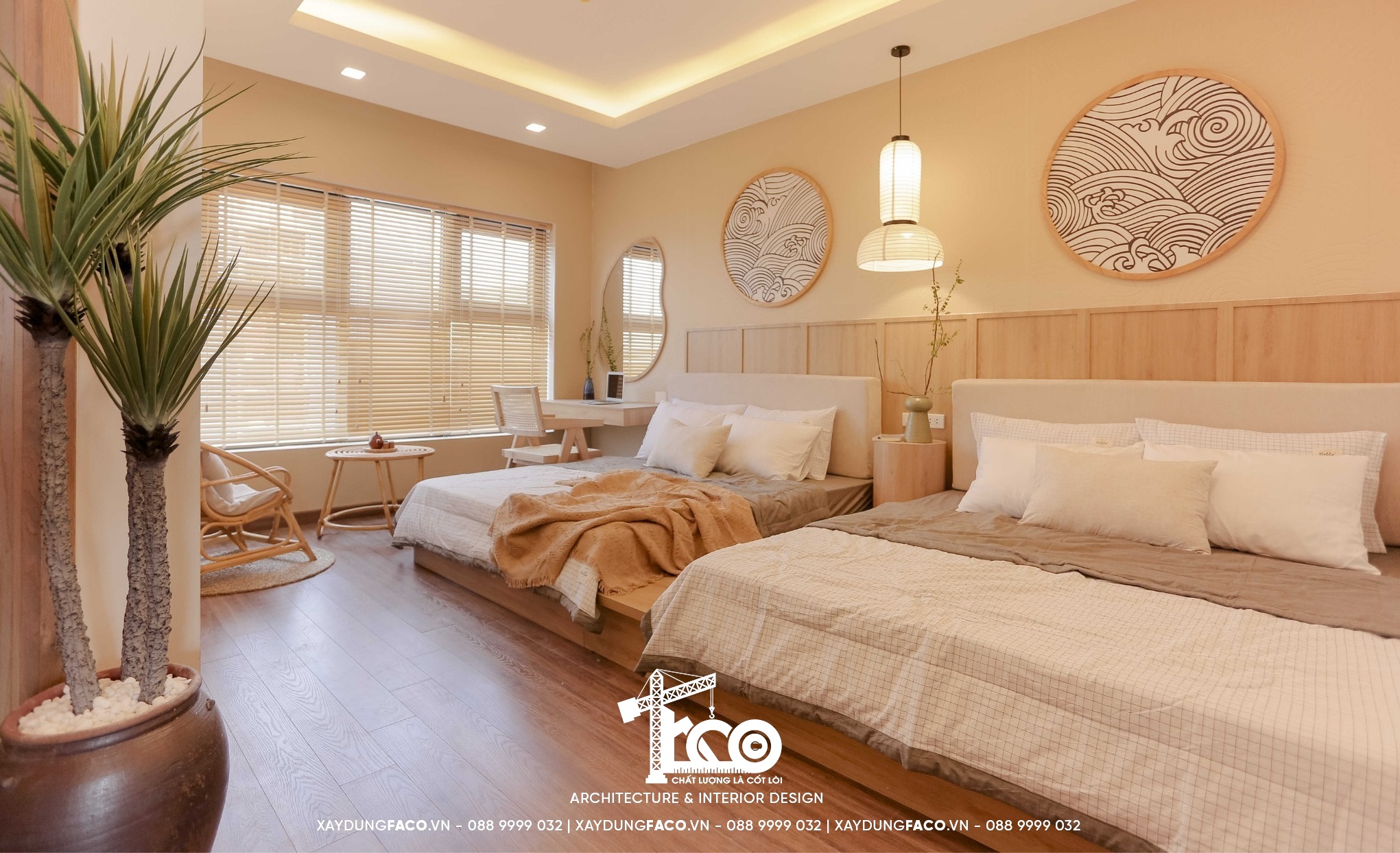 thiết kế nội thất căn hộ phong cách Zen Nhật
