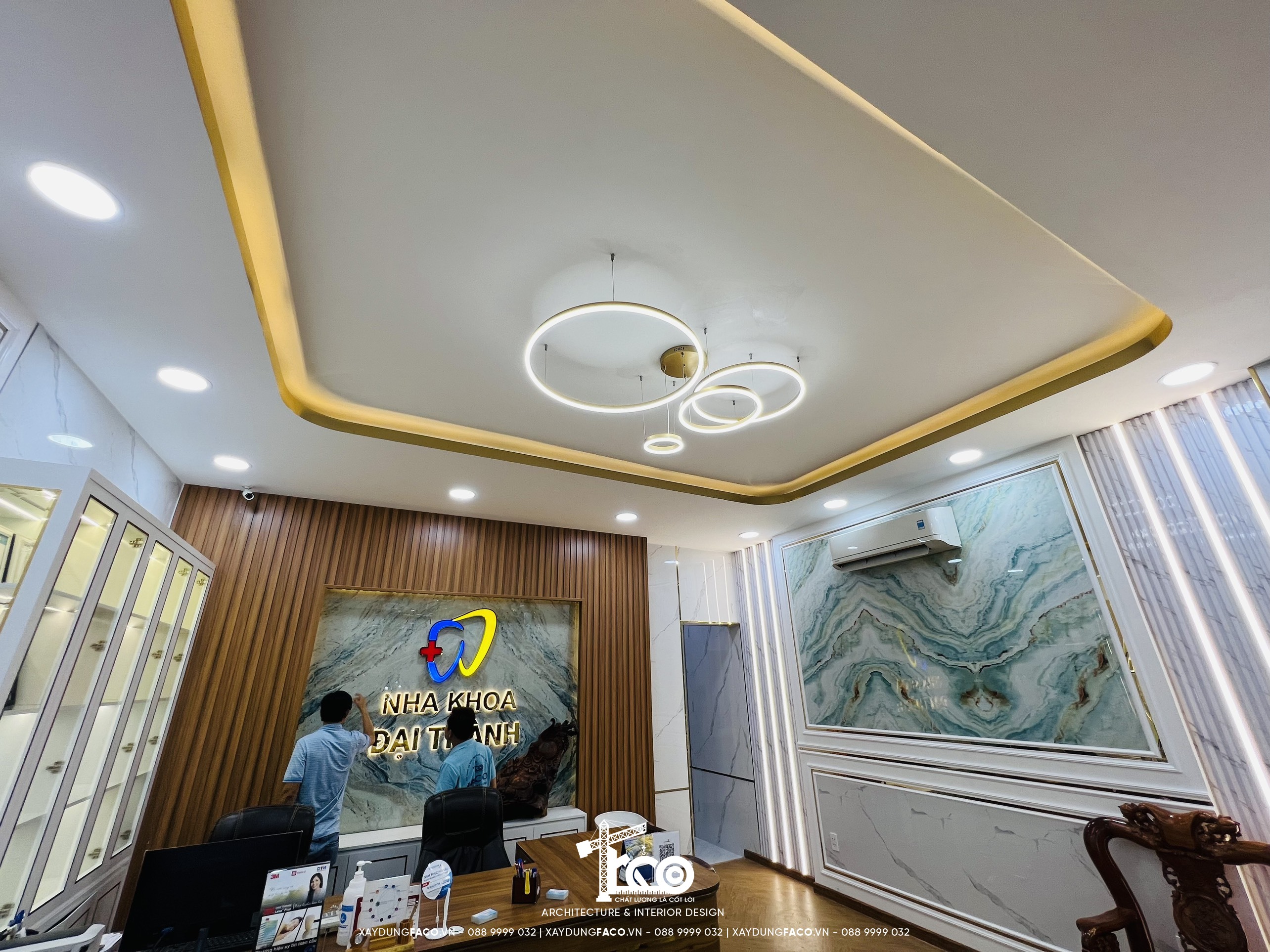 Thiết Kế Nội Thất Quầy Lễ Tân Nha Khoa Đại Thành Thiết Kế Nội Thất Quầy Lễ Tân Nha Khoa Đại Thành