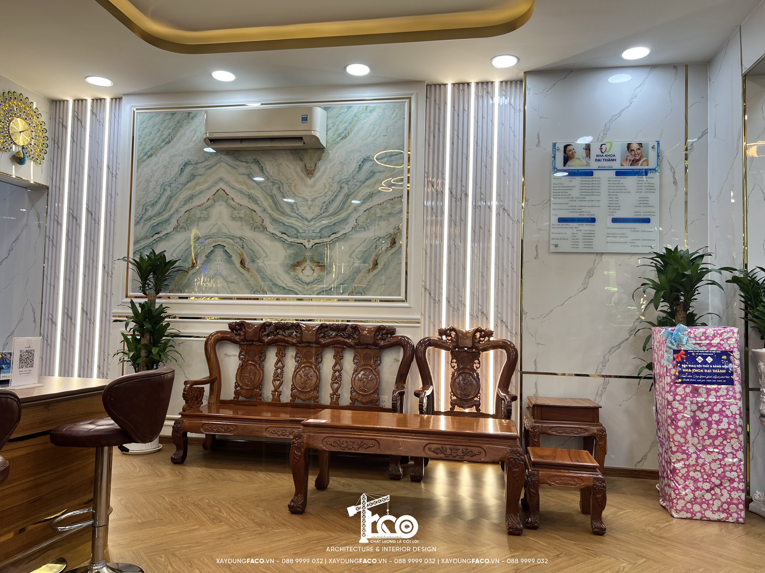 Thiết Kế Nội Thất Quầy Lễ Tân Nha Khoa Đại Thành Thiết Kế Nội Thất Quầy Lễ Tân Nha Khoa Đại Thành