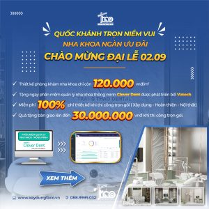 Thiết Kế Phòng Khám Nha Khoa Chỉ Từ 180.000 ĐỒNG/M2