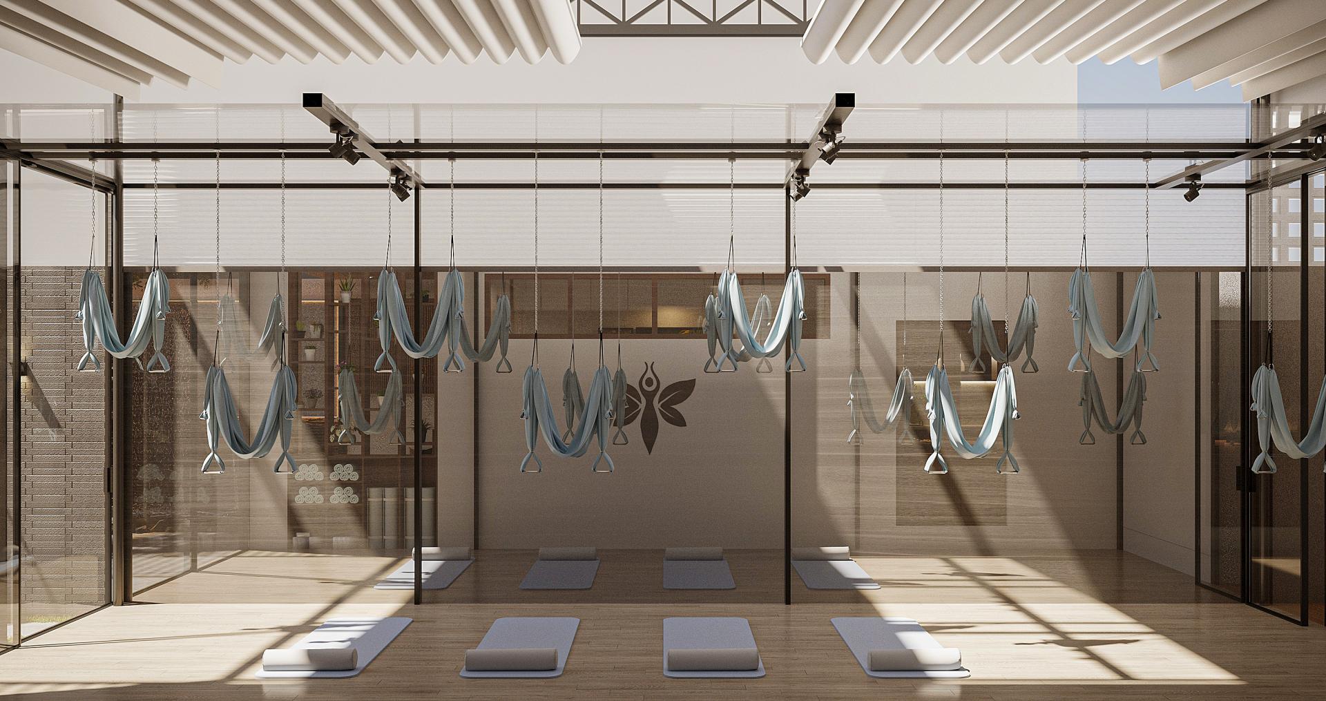 Thiết kế phòng Yoga bay ấn tượng Thiết kế phòng Yoga bay ấn tượng