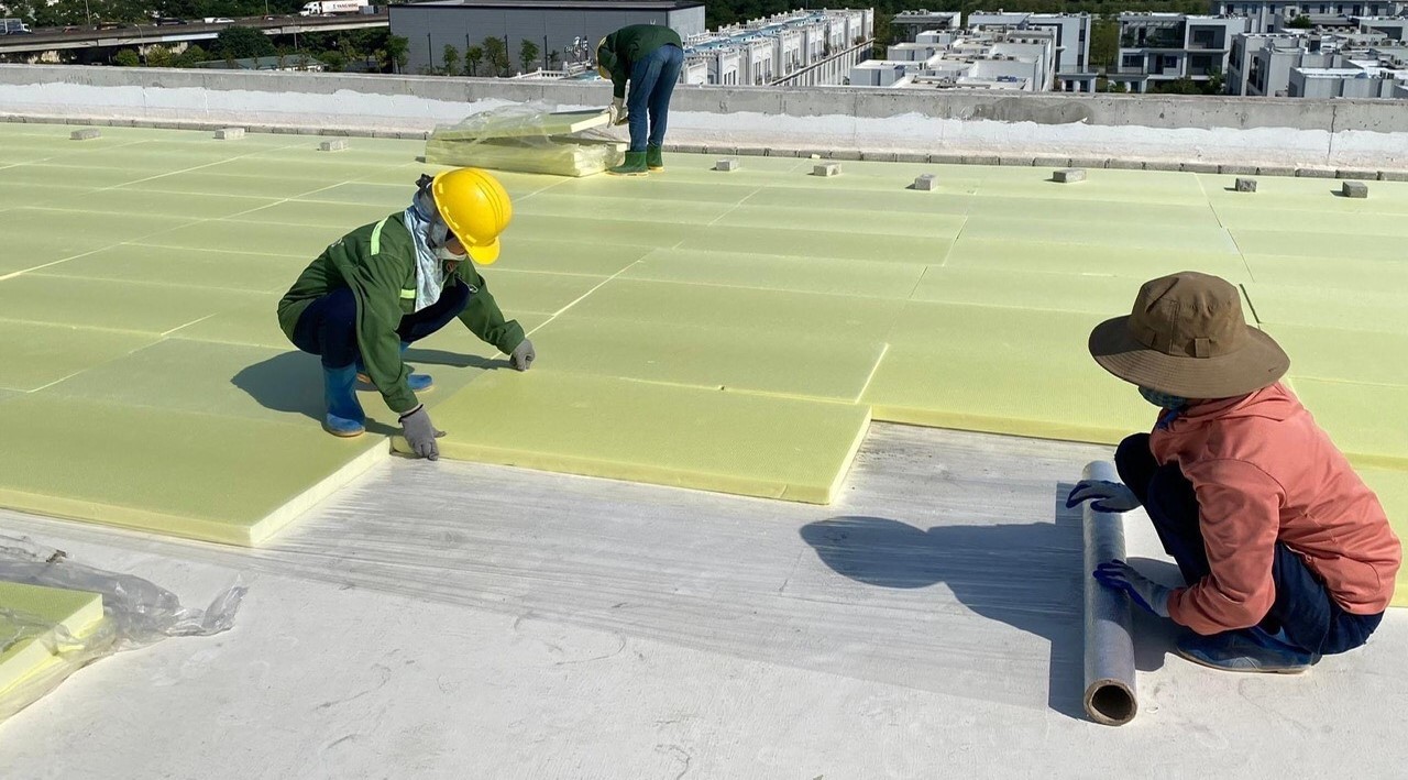 Sử dụng vật liệu xốp EPS chống nóng mái nhà Sử dụng vật liệu xốp EPS chống nóng mái nhà