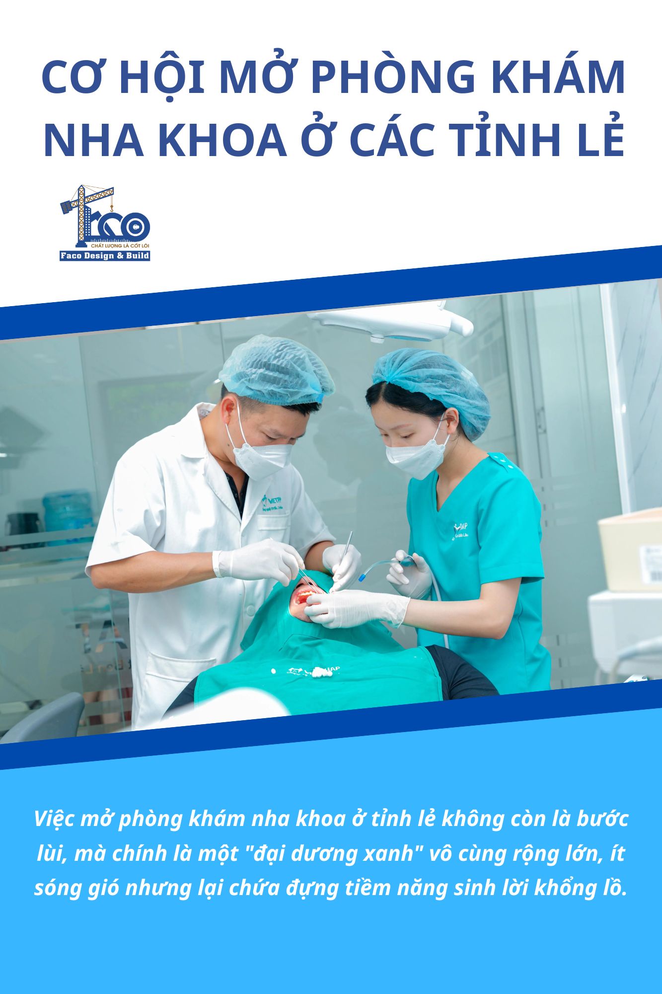 Mở phòng khám nha khoa ở các tỉnh lẻ, cơ hội hay thách thức? Mở phòng khám nha khoa ở các tỉnh lẻ, cơ hội hay thách thức?