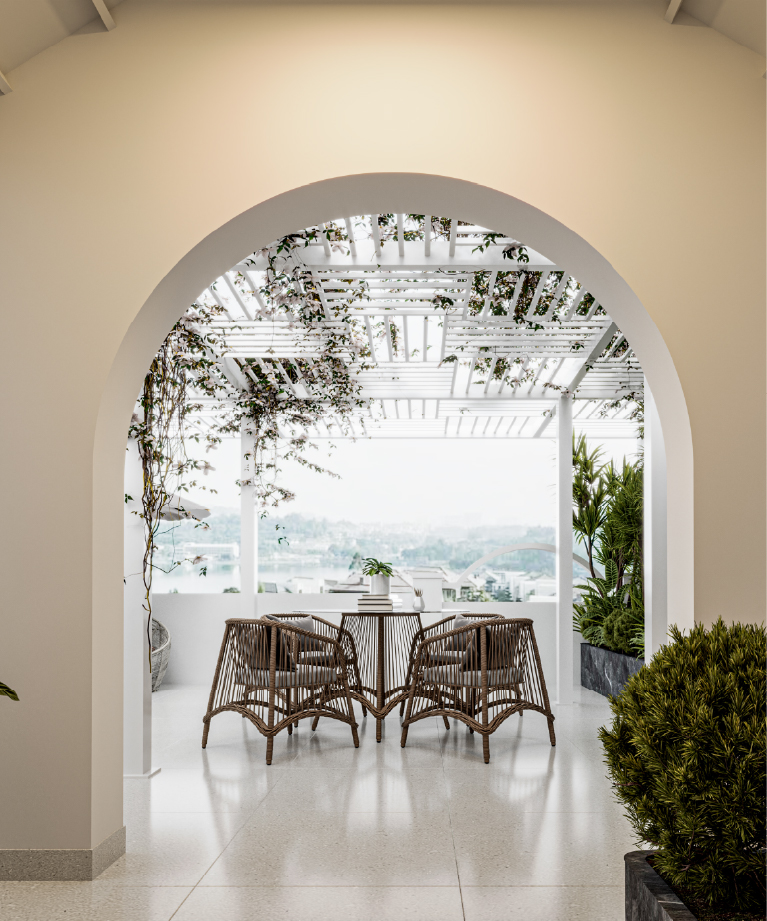 The Mirror Of Luxury - Nội Thất Nhà Phố Hoàng An Với Sự Giao Thoa Của Ánh Sáng Và Công Nghệ
