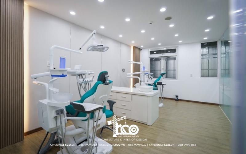 Không gian phòng khám nha khoa Premium sang trọng do Faco thực hiện