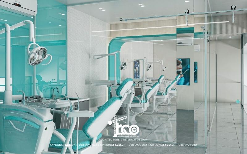 Mẫu thiết kế phòng khám nha khoa phong cách Modern Style tối ưu công năng và tiện nghi