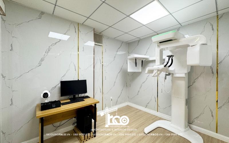 Không gian phòng X-quang đảm bảo an toàn tuyệt đối về bức xạ