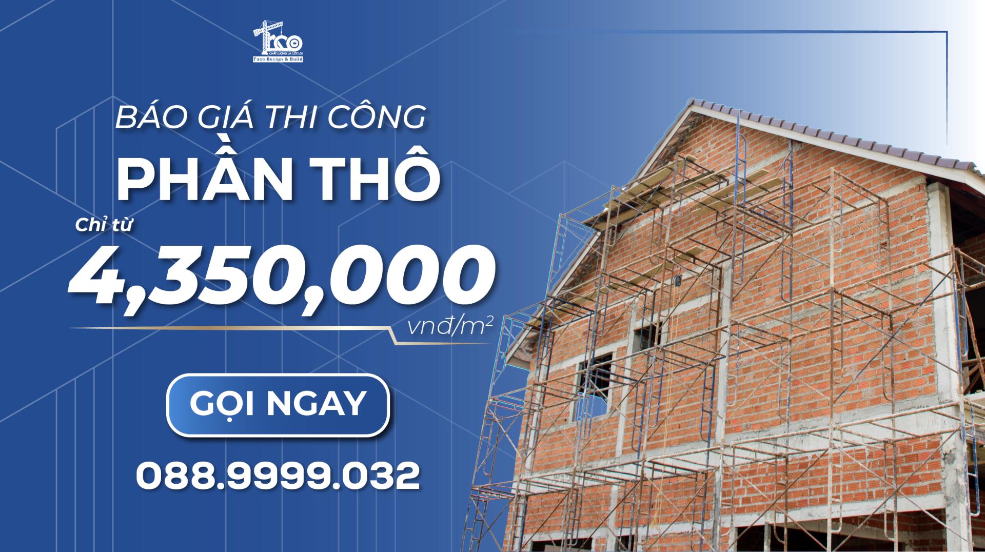 Báo giá xây dựng phần thô – Ladingpage Báo giá xây dựng phần thô - Ladingpage