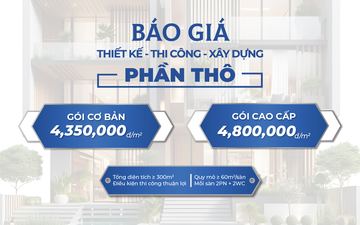 Báo giá xây dựng phần thô – Ladingpage Báo giá xây dựng phần thô - Ladingpage