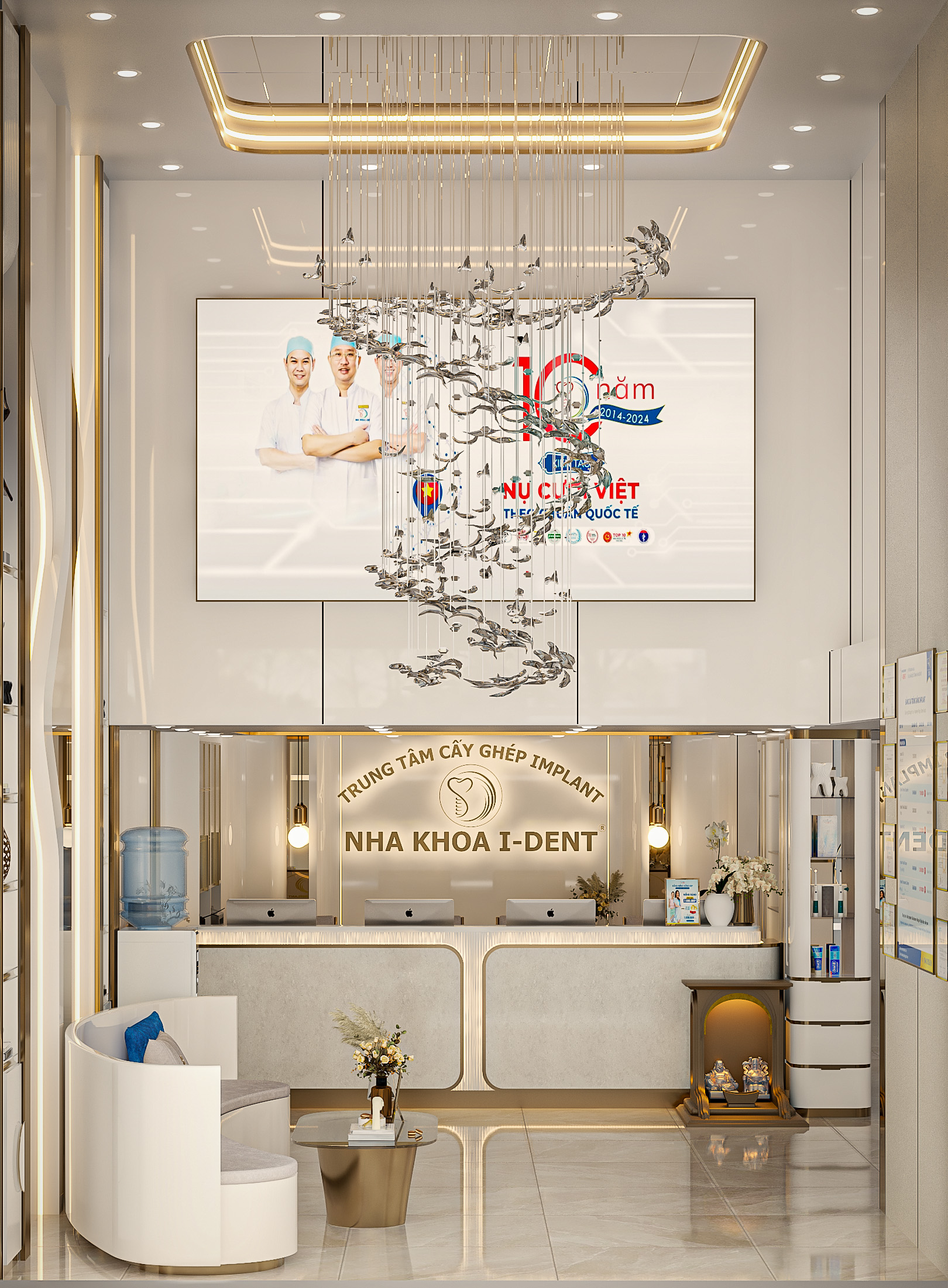 Mẫu thiết kế phòng khám nha khoa Luxury Mẫu thiết kế phòng khám nha khoa Luxury