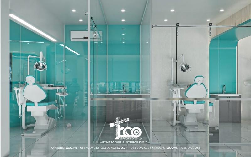 Phong cách thiết kế phòng khám đa khoa đẹp hiện đại không gian mở