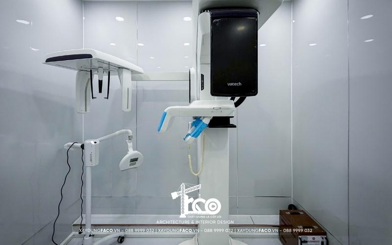 Kỹ thuật thi công thiết kế phòng khám đa khoa đẹp chống rò rỉ tia X