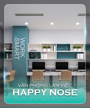 Thiết Kế Thi Công Văn Phòng Happy Nose – Không Gian Làm Việc Hiện Đại, Tối Ưu Công Năng