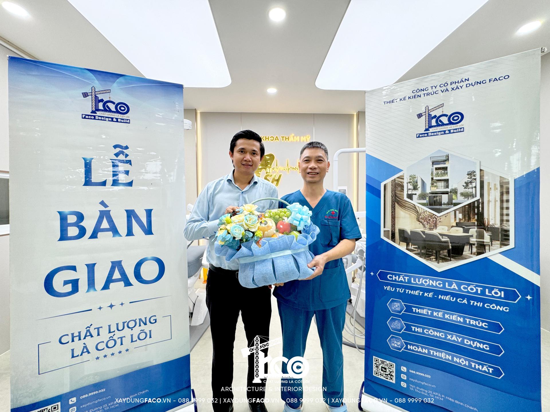 Thiết kế nội thất văn phòng nha khoa khoa học, chuẩn vận hành 2026 Nghiệm thu và bàn giao dự án thiết kế nội thất văn phòng nha khoa