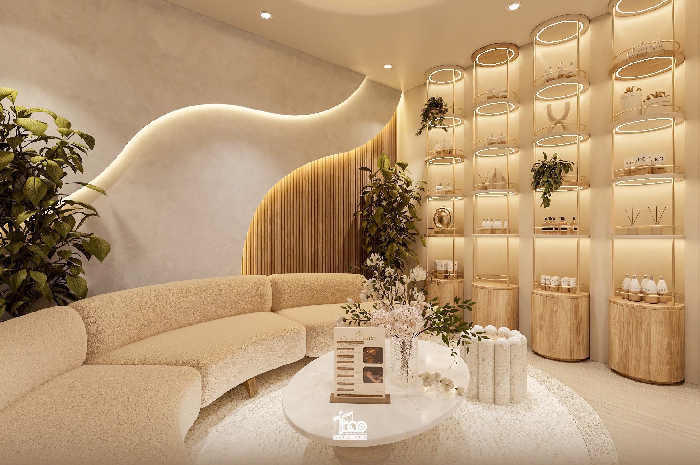 Review Thiết Kế 3D Aura Sanctuary Spa – Dòng Chảy Chữa Lành Nơi Không Gian Tĩnh Lặng Aura Sanctuary Spa