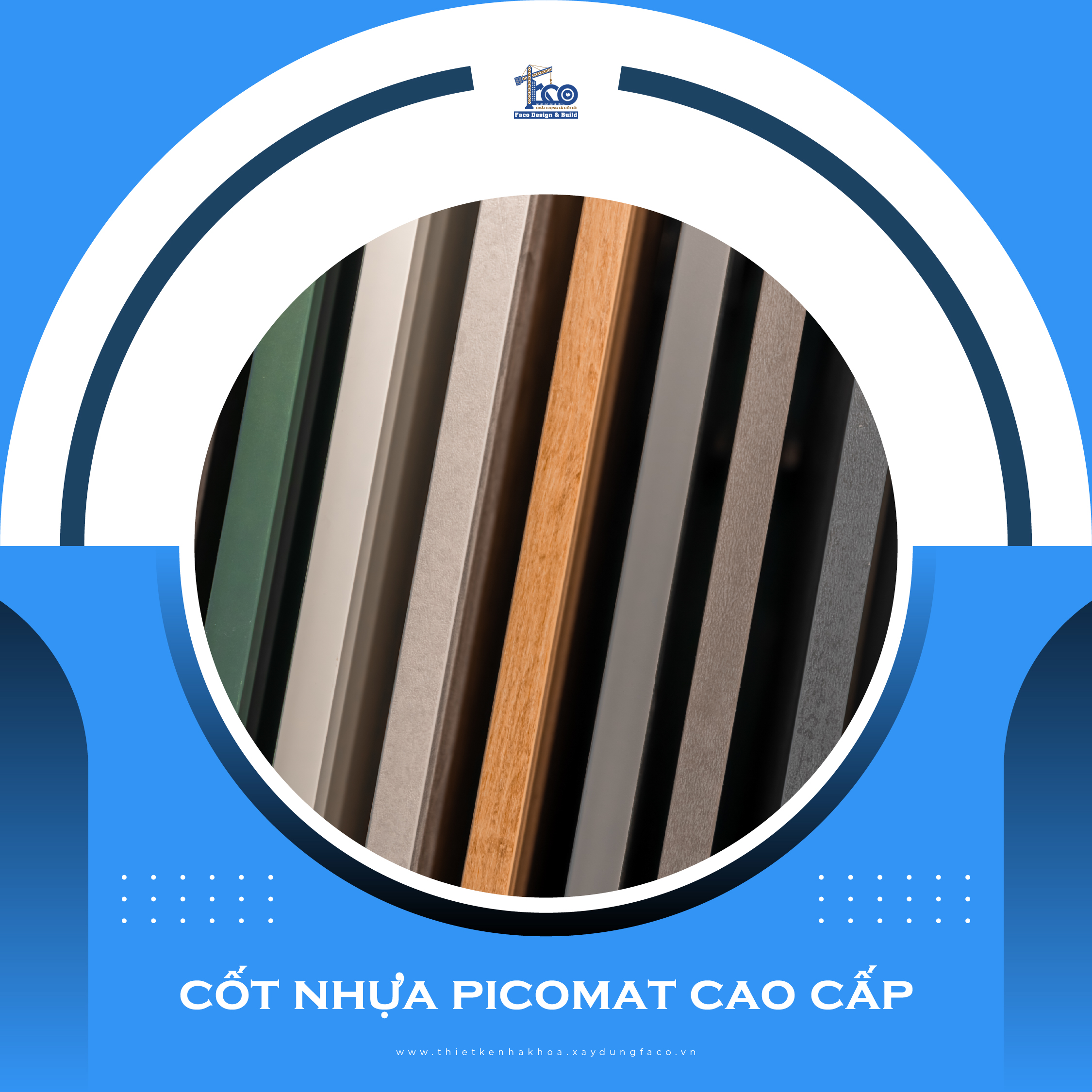 Vật Liệu Nội Thất Phòng Khám Nha Khoa Chống Hóa Chất, Bền Đẹp Đón Tết Vật liệu cốt nhựa Picomat trong thi công nha khoa