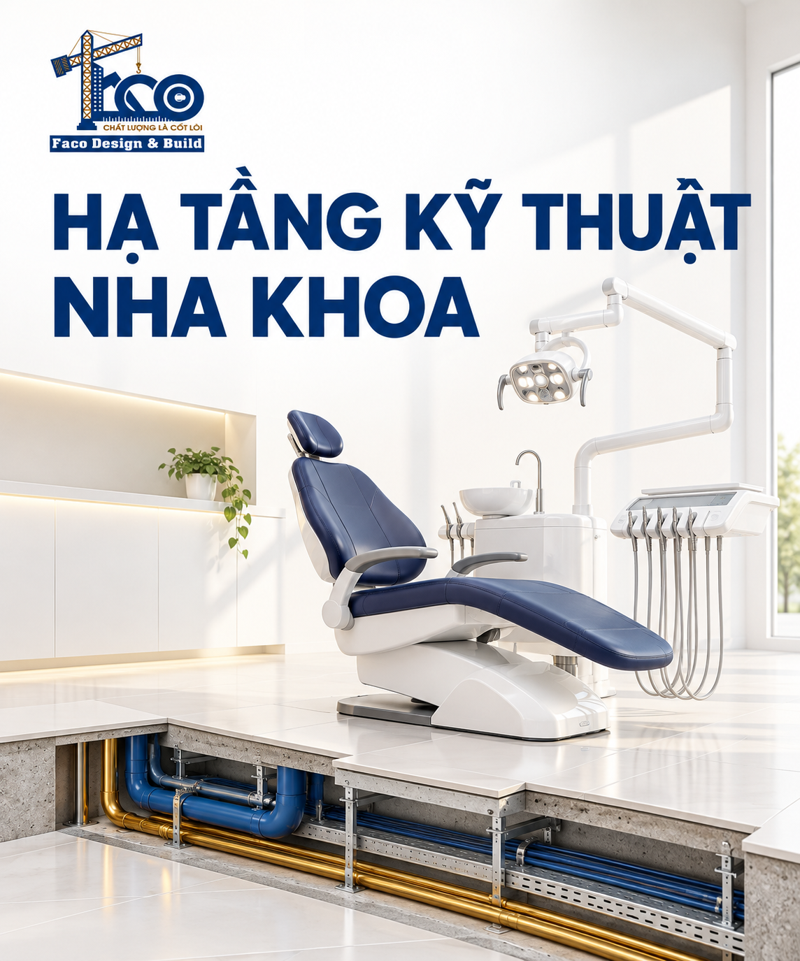 Hạ Tầng Kỹ Thuật Nha Khoa: Những Thông Tin Cần Chốt Với Đơn Vị Trước Khi Thi Công Hạ tầng kỹ thuật nha khoa