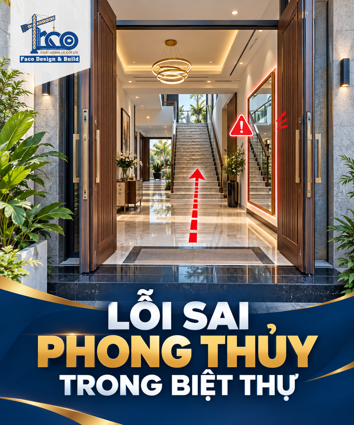 Top 10+ Lỗi Sai Phong Thủy Thường Gặp Trong Biệt Thự Và Gợi Ý Cách Khắc Phục Lỗi sai phong thủy trong biệt thự