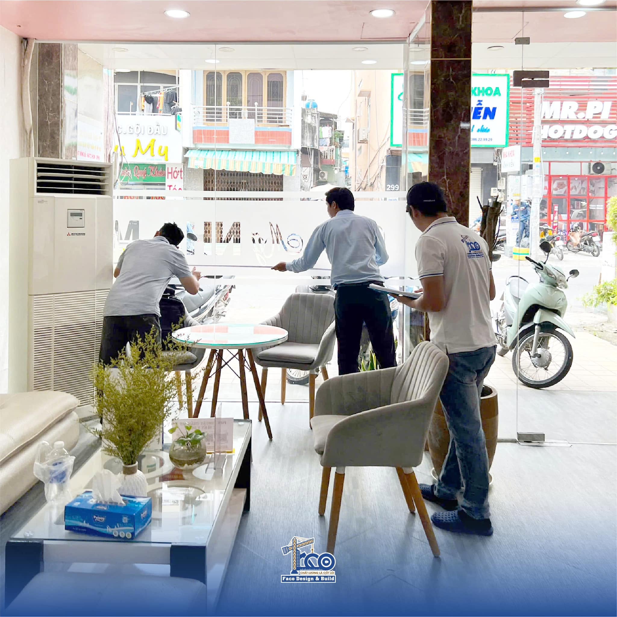 Cải Tạo Phòng Khám Nha Khoa Đang Hoạt Động – Lập Phương Án Và Kế Hoạch Gián Đoạn Mặt bằng phân chia hạng mục giữ lại và cải tạo nha khoa