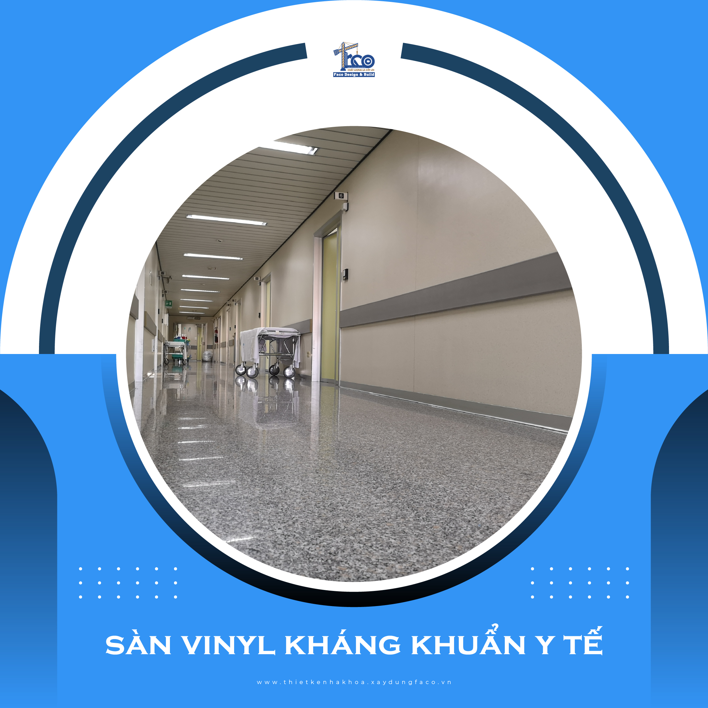 Vật Liệu Nội Thất Phòng Khám Nha Khoa Chống Hóa Chất, Bền Đẹp Đón Tết Sàn Vinyl y tế kháng khuẩn
